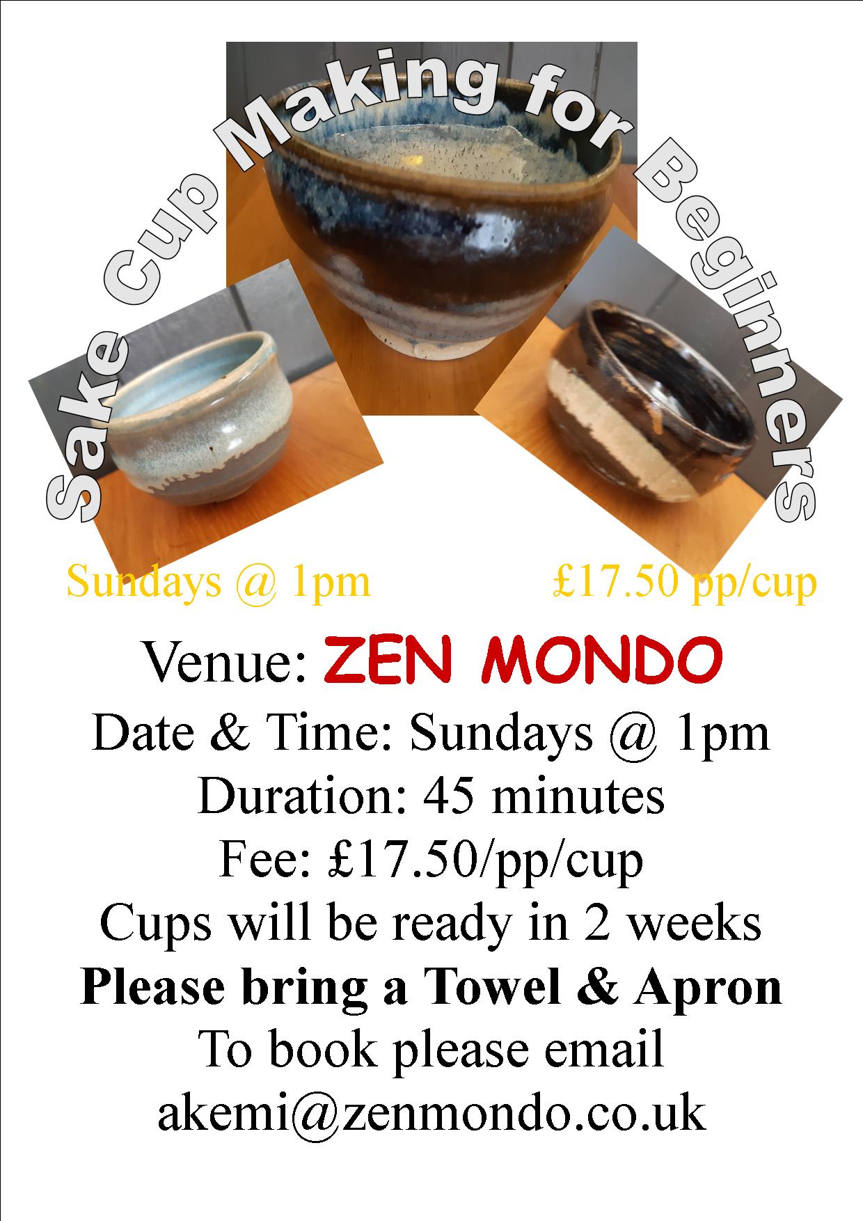 Sake Cup Flyer